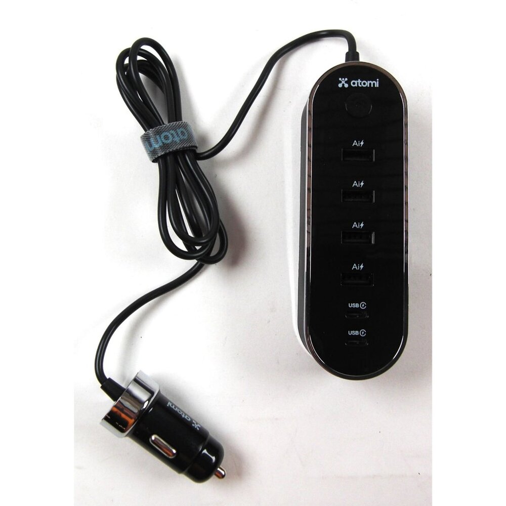 Car Multi Device Cigarette Lighter USB Charger Multi Ports 6 Ports